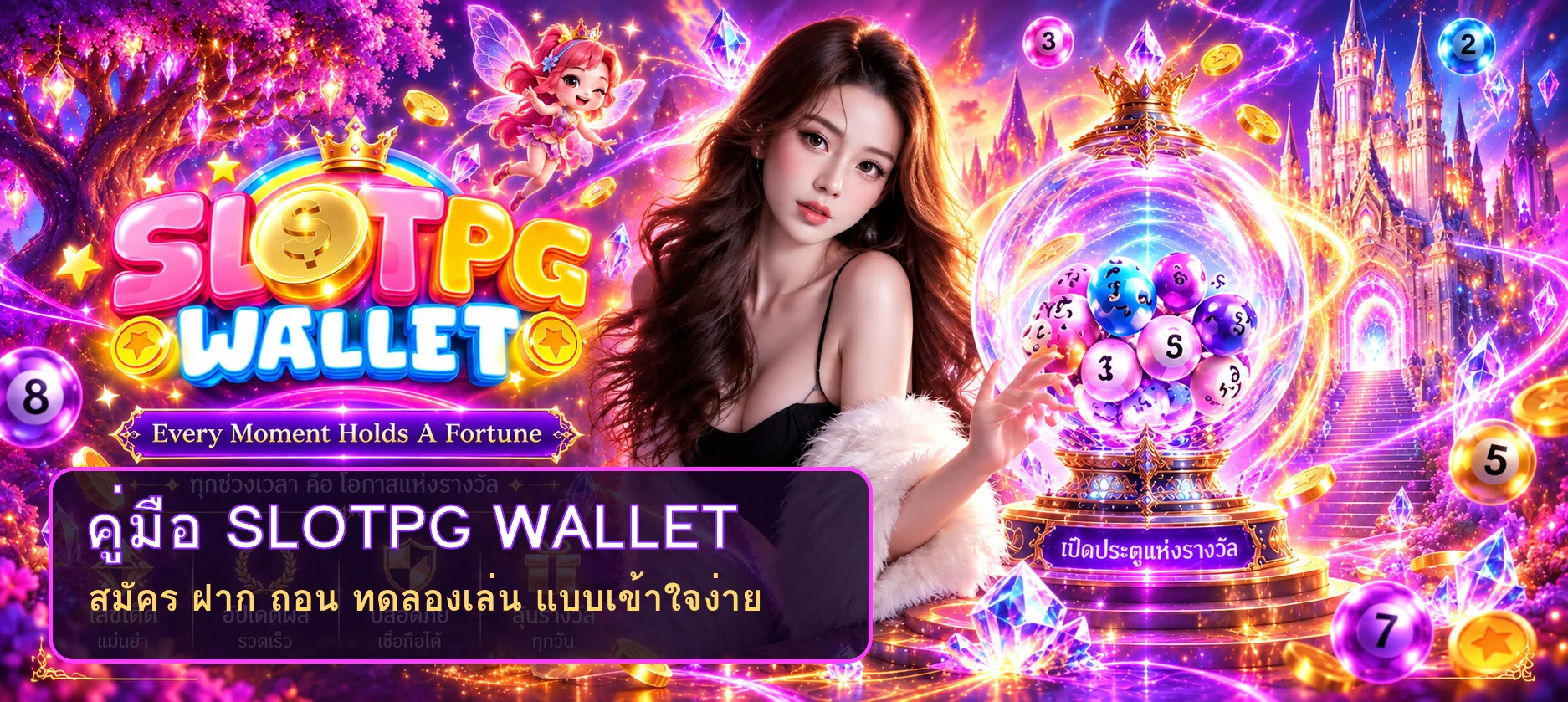 SLOTPG WALLET คู่มือสมัคร ฝากถอน และทดลองเล่น